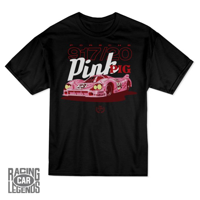 Camiseta Porsche 917/20 Pink Pig Negra