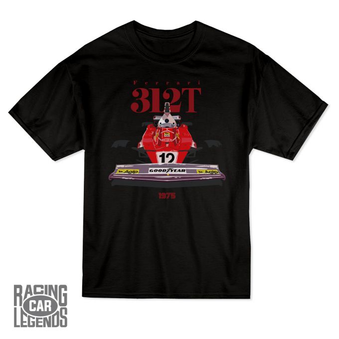 T-shirt Ferrari 312T de Niki Lauda Black