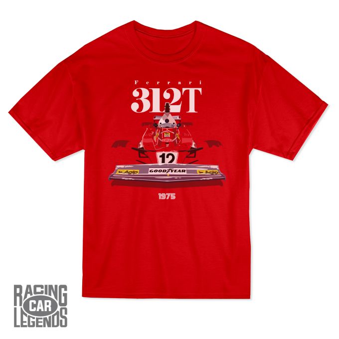 Camiseta Ferrari 312T de Niki Lauda Roja