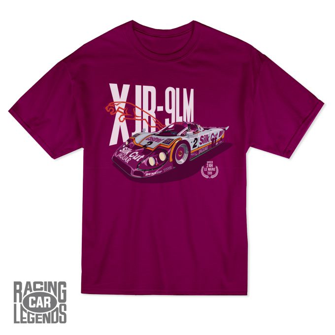 T-shirt Jaguar XJR-9 LM Silk Cut Purple