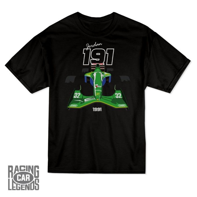 Camiseta Jordan Ford 191 de Michael Schumacher Negra