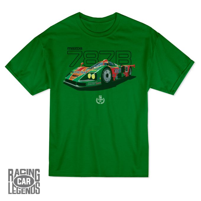 T-shirt Mazda 787B Renown Green